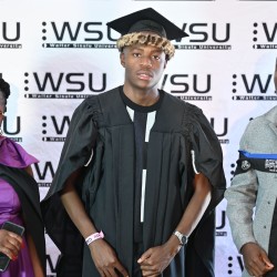 PROMISE MADE, PROMISE KEPT: CUM LAUDE GRADUATE FULFILS HIS VOW TO MOM