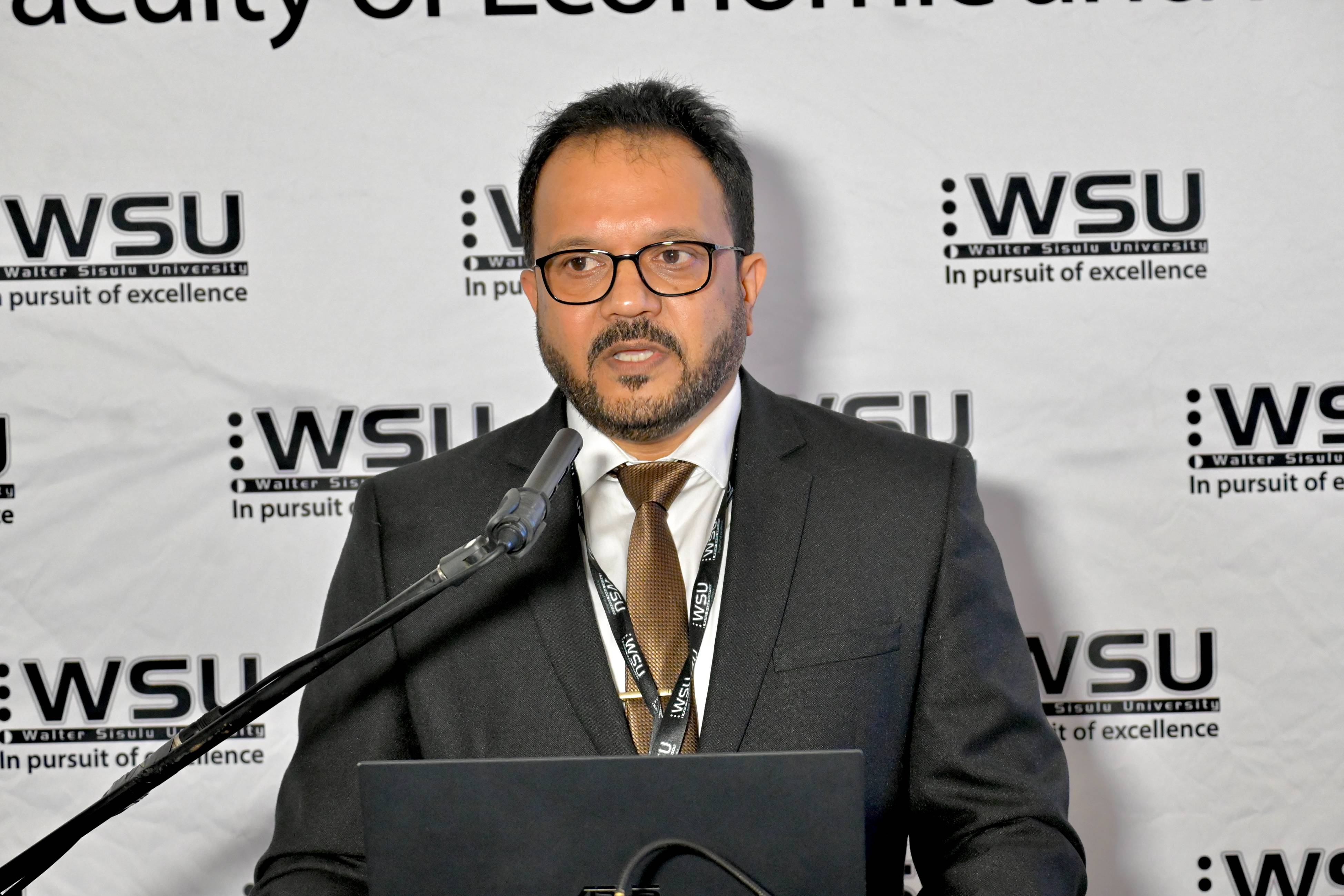 Executive Dean of the Faculty of Economic and Financial Sciences (FEFS), Professor Manoj Panicker. SOFA 2025: FEFS STRENGTHENS ACADEMIC AND INDUSTRY TIES TO BOOST GRADUATE EMPLOYABILITY