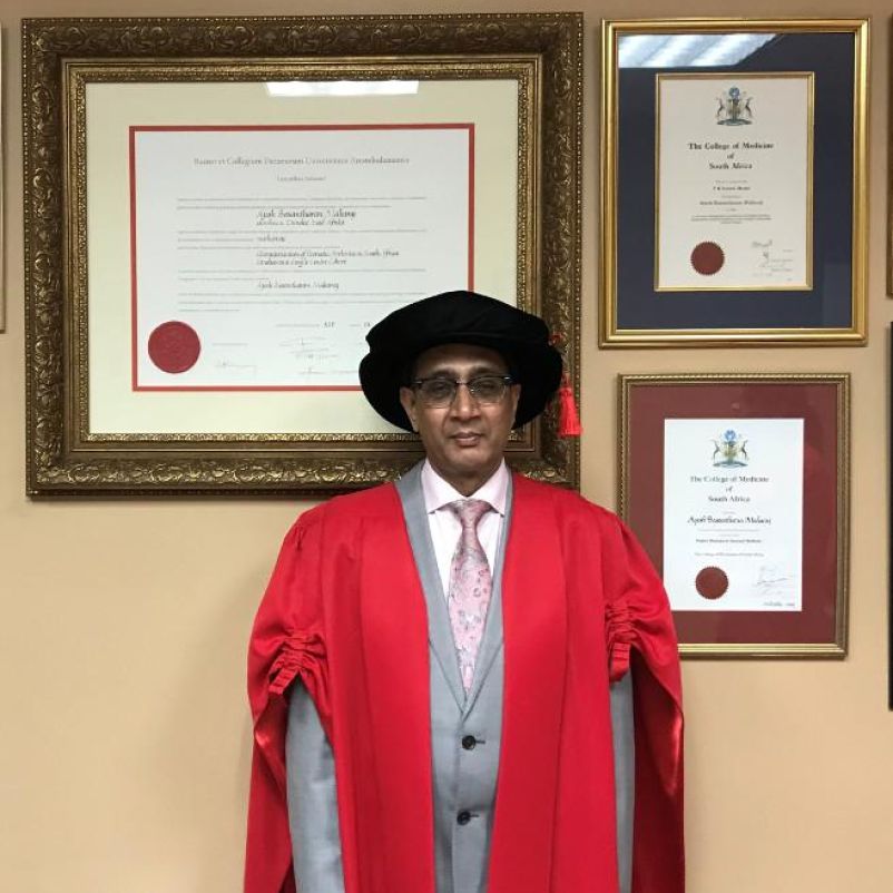 PROF MAHARAJ SECURES HISTORIC FIRST C1 NRF RATING FOR WALTER SISULU