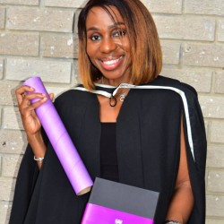 FACULTY ADMINISTRATOR GRADUATES WITH DISTINCTION FOR HER MASTER'S THESIS ON AUTISM AND SOCIAL MEDIA